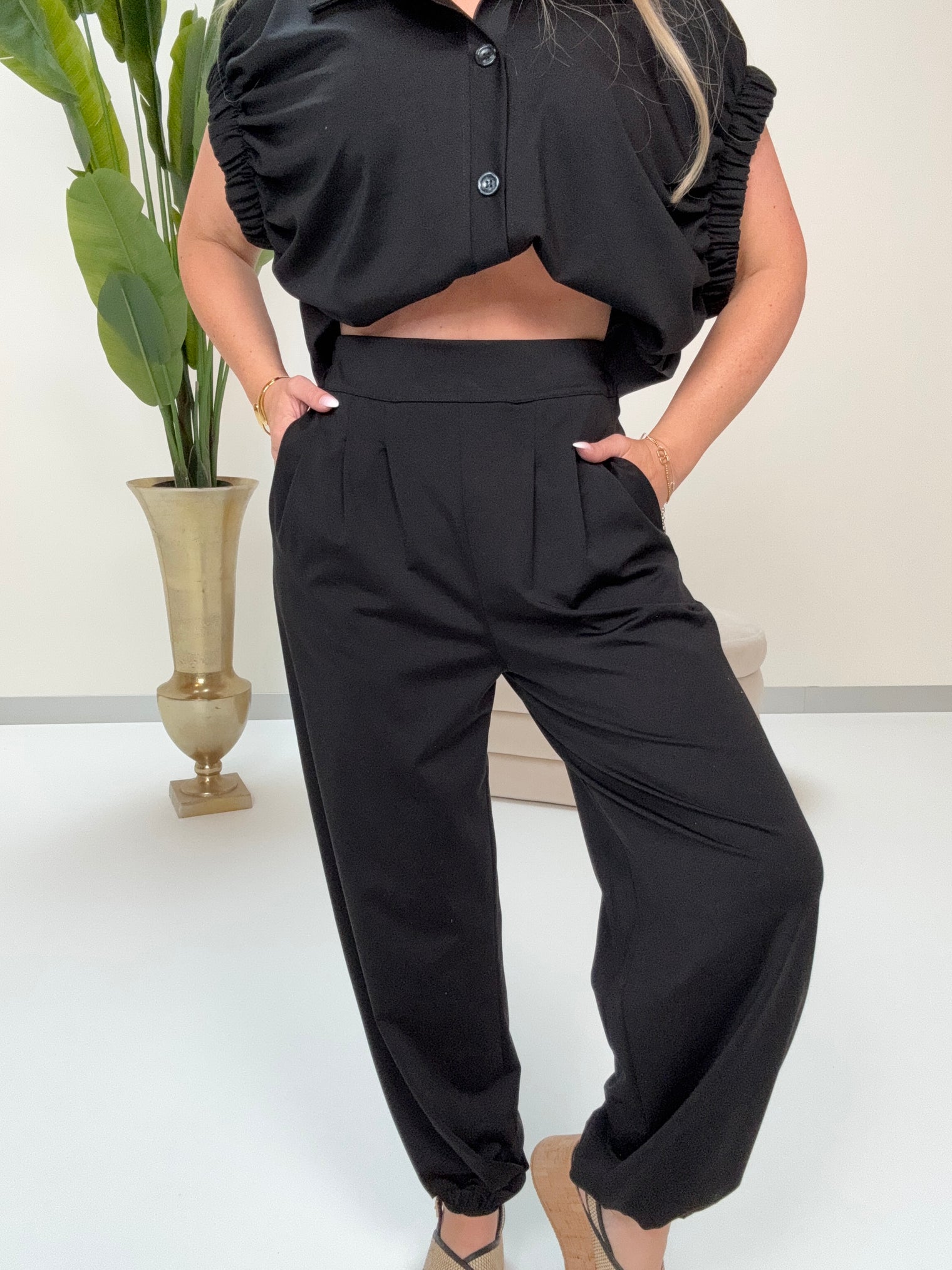 Butterstoff SET CLASSY WOMAN schwarz