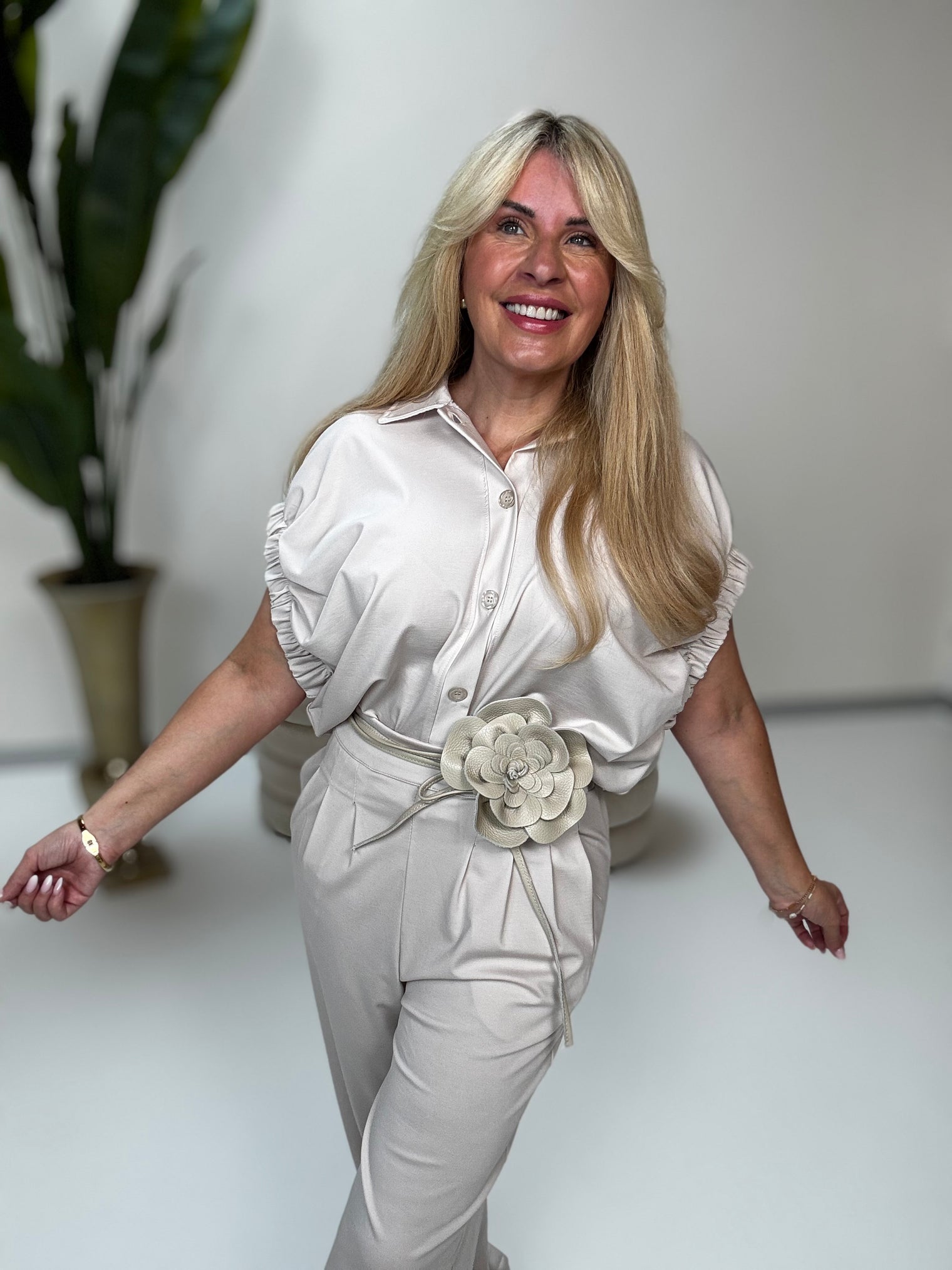 Butterstoff SET CLASSY WOMAN beige