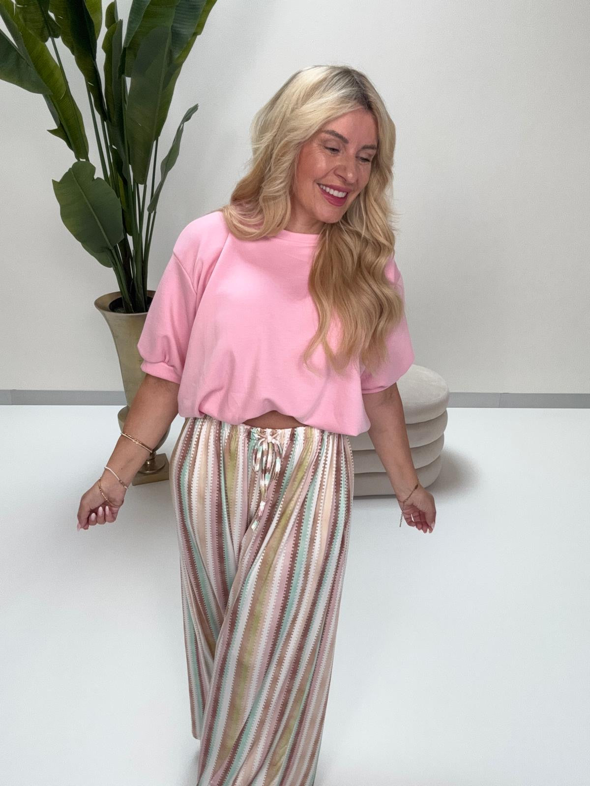 Butterstoff Shirt CROPPED COOLNESS rosa