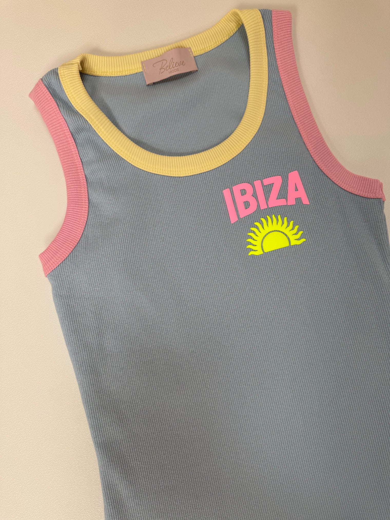 Tank Top IBIZA GIRL ocean blue