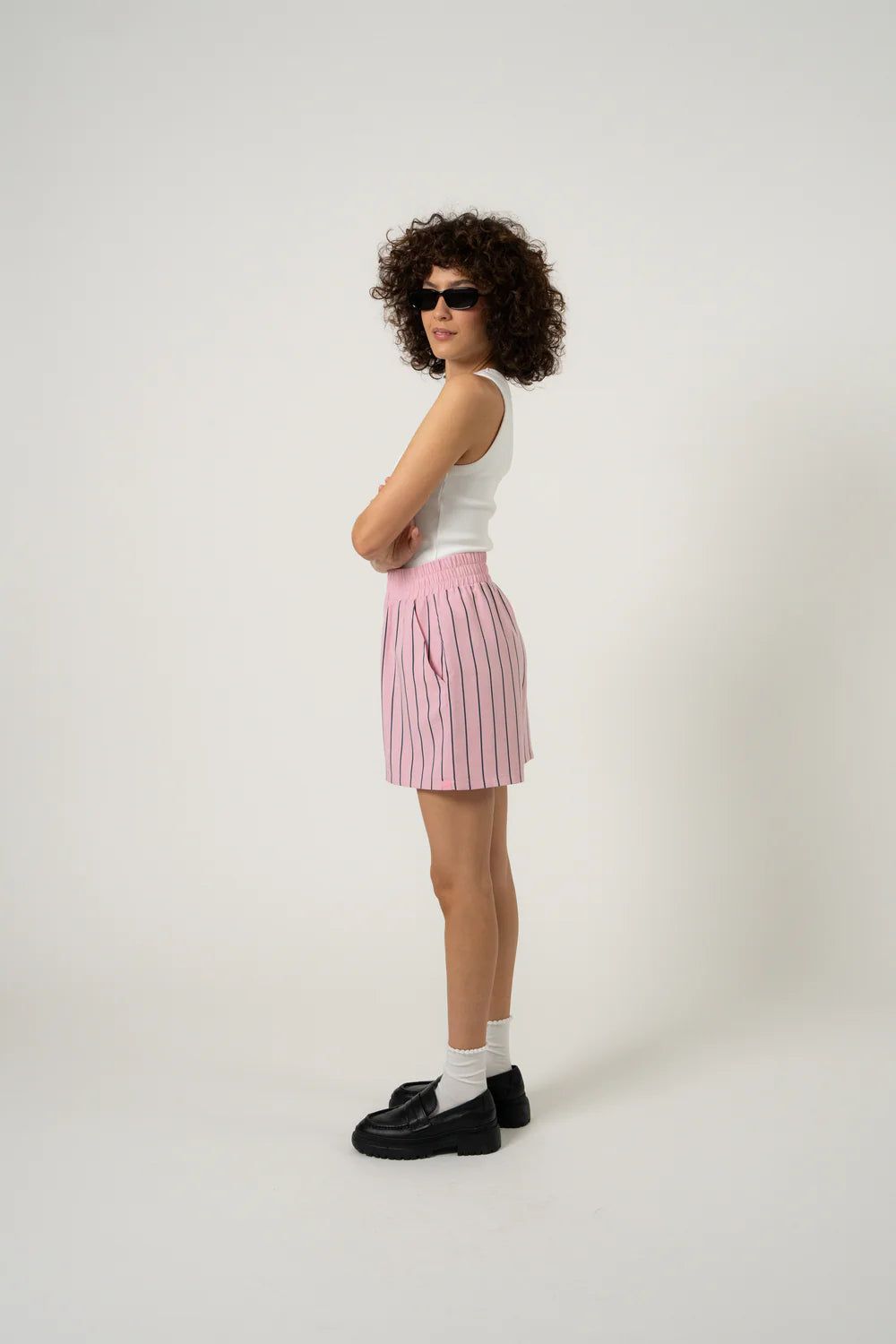OH APRIL Olia Shorts Baby Rose Stripe