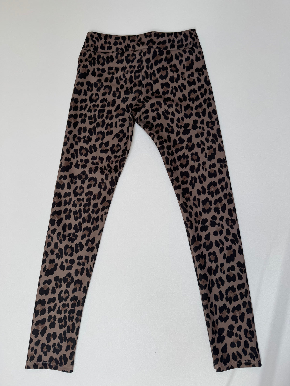 Butterstoff Leggings LEO taupe/schwarz