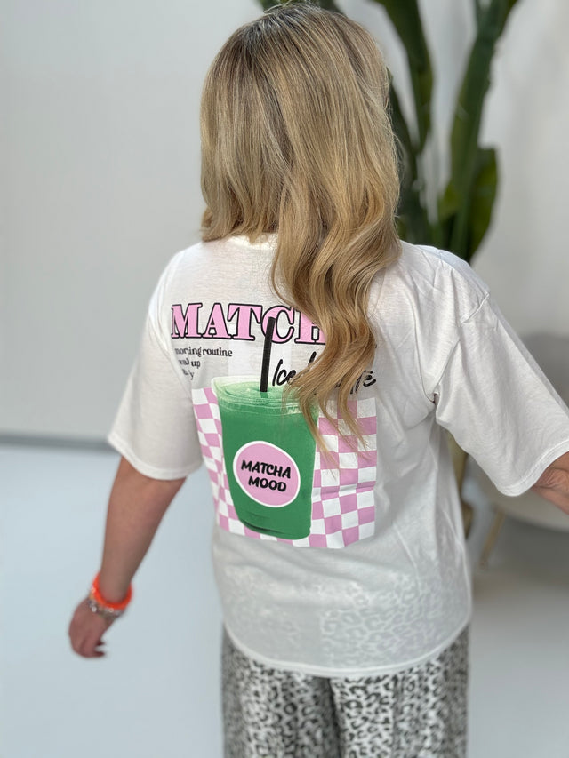 Statement Shirt weiß MATCHA