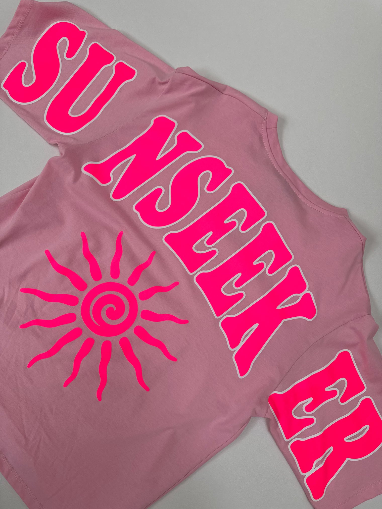 Statement Shirt rosa SUNSEEKER mit Rückenprint