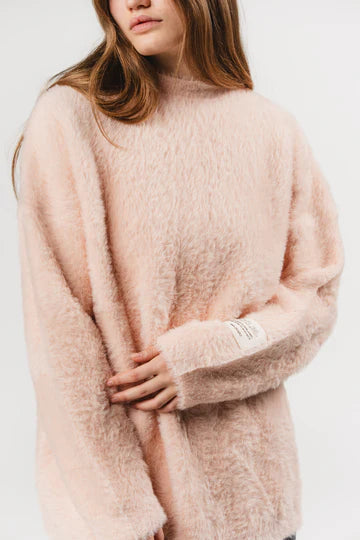 KARO KAUER KNIT SWEATER ROSE