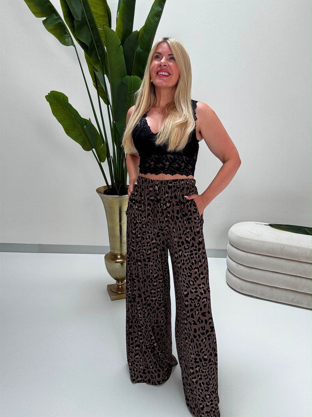 Butterstoff Hose LEO braun