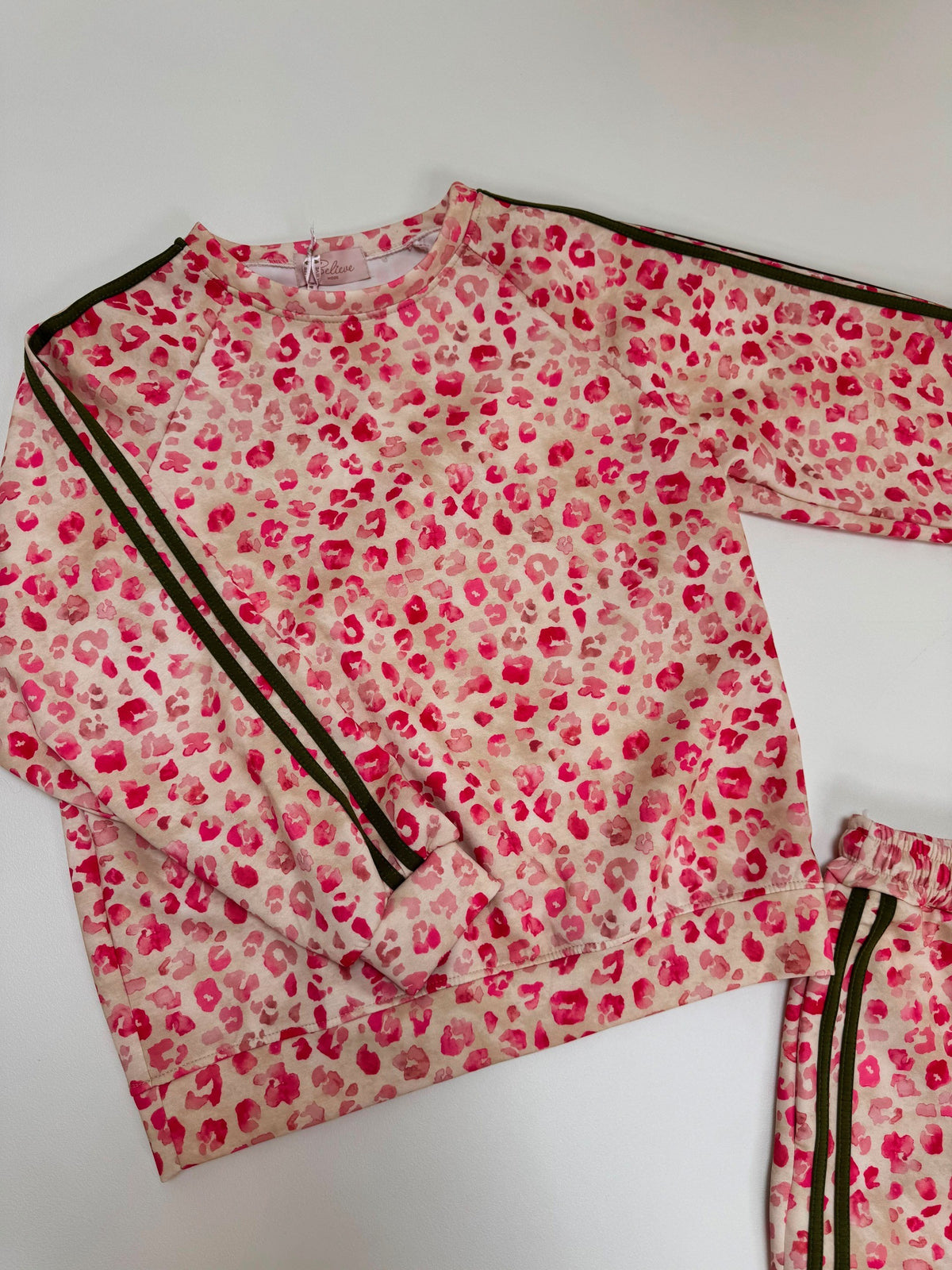 Butterstoff Sweater LEO LOUNGE creme/pink