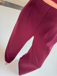 Butterstoff Hose burgundy
