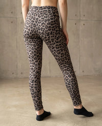 Butterstoff Leggings LEO taupe/schwarz
