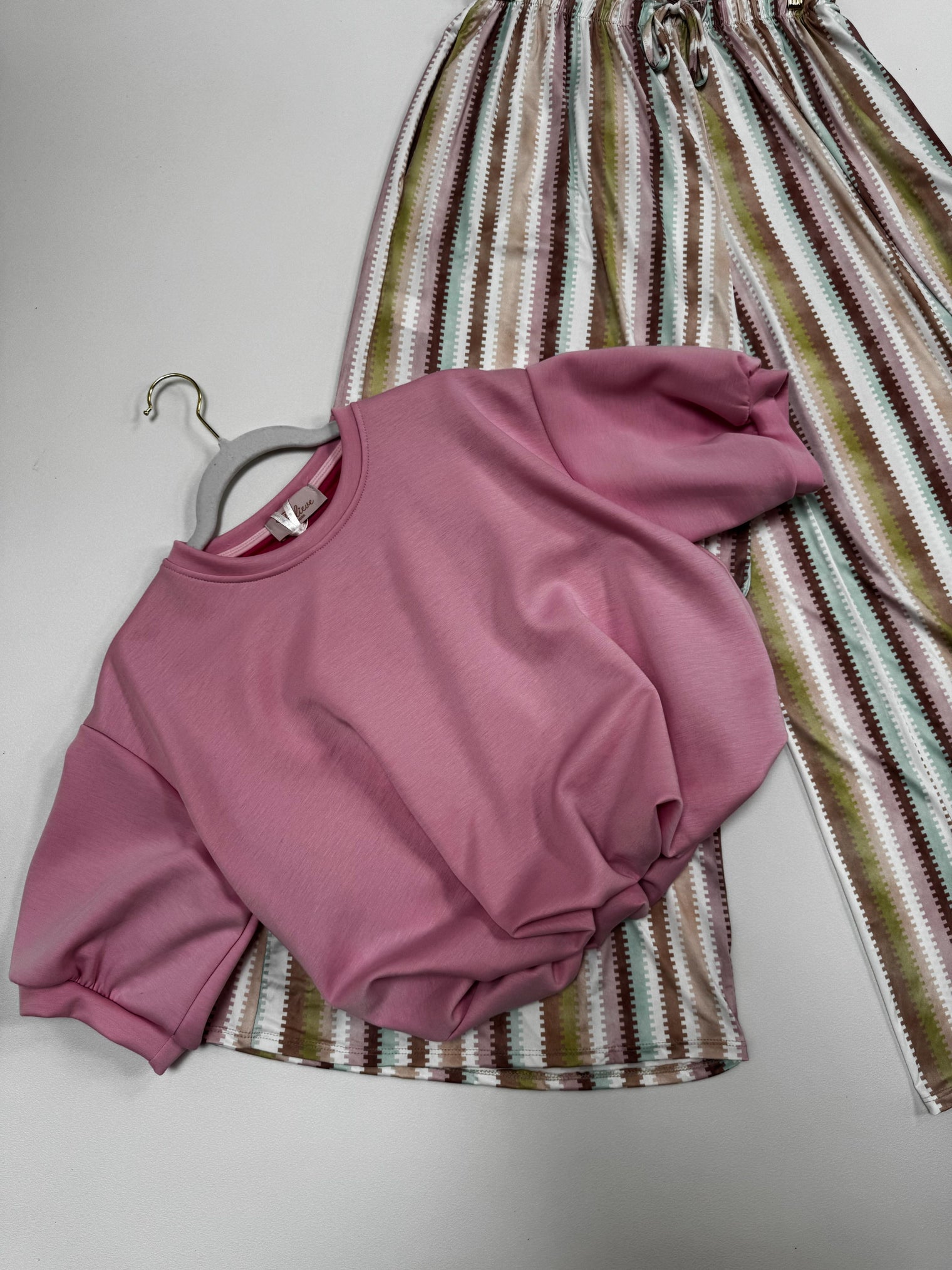 Butterstoff Shirt CROPPED COOLNESS rosa