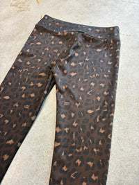 Butterstoff Leggings LEO dark chocolate/schwarz
