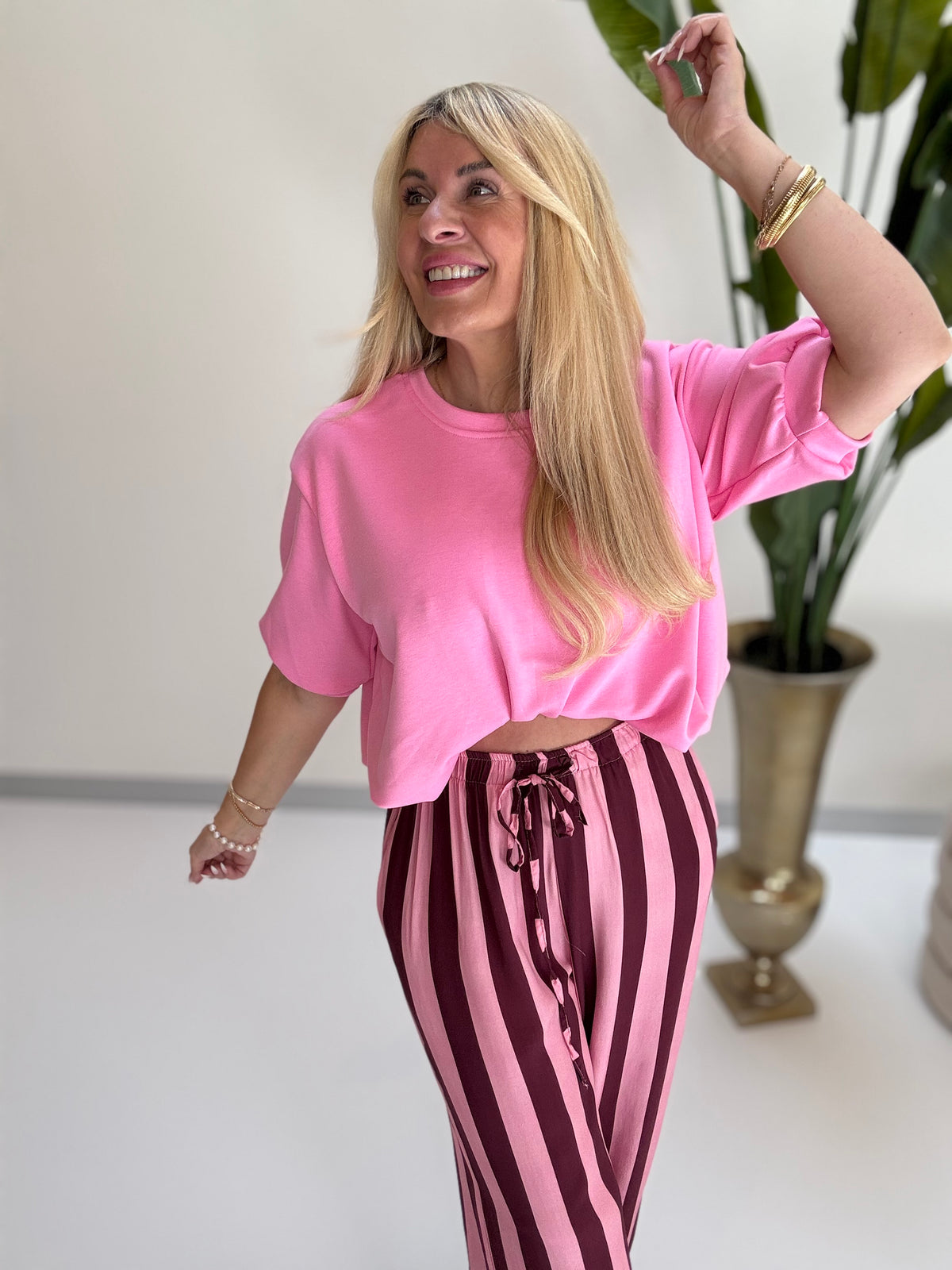 Butterstoff Shirt CROPPED COOLNESS bubblegum pink
