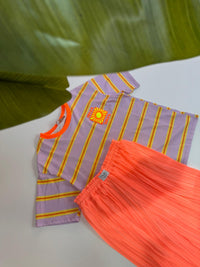 Statement Shirt IBIZA SOLEIL flieder gestreift