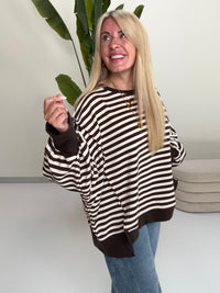 Oversize Sweater Coffee/creme COFFEE CREMA