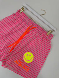Gestreifte Baumwoll Shorts KEEP IT SIMPLE rosa/pink