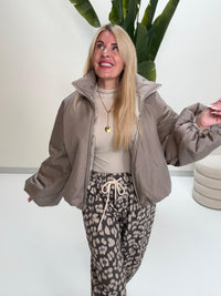 Jacke PUFFY POWER mit Reißverschluss storm grey