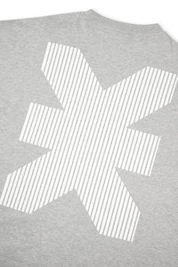 KARO KAUER T-SHIRT CROPPED GREY MELANGE