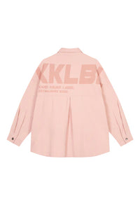 KARO KAUER DENIM OVERSHIRT ROSE