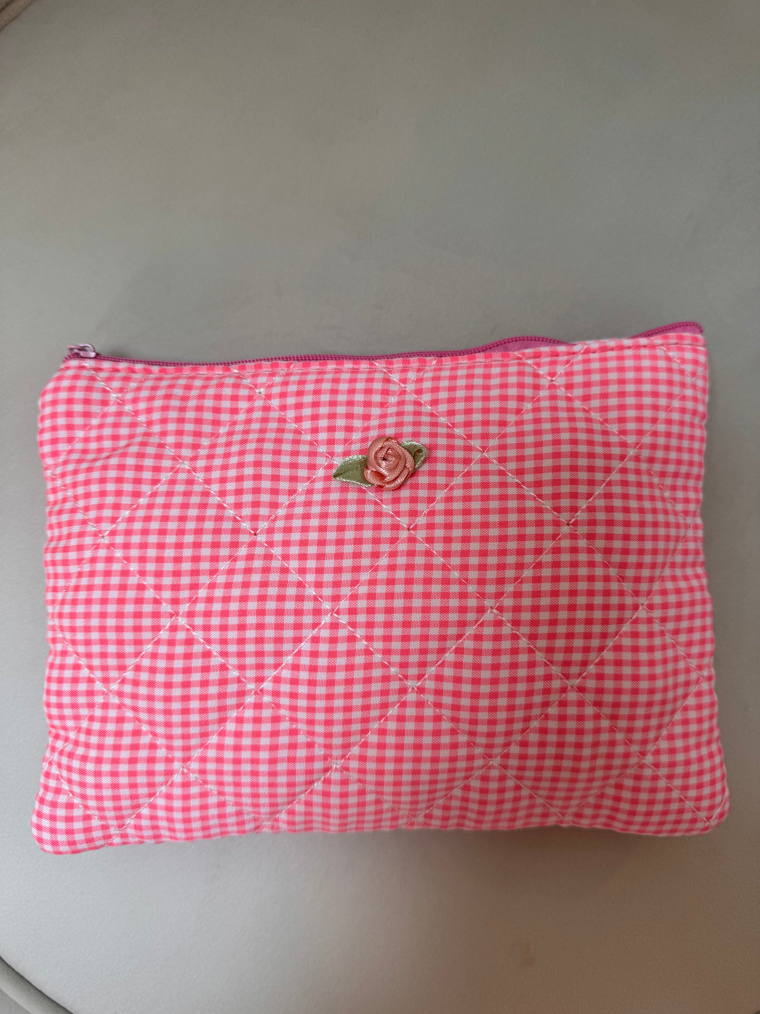 Bag ROSALIE VICHY in Rose