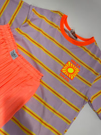 Statement Shirt IBIZA SOLEIL flieder gestreift