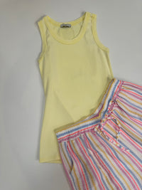 Tank Top SMILEY buttermilk lemon