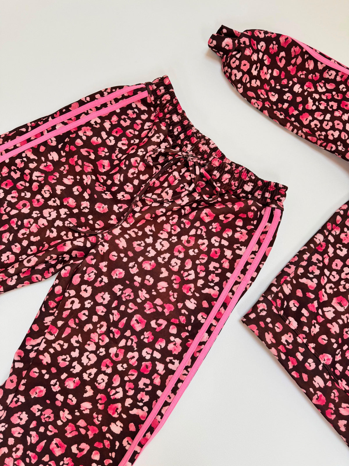 Butterstoff Hose LEO LOUNGE braun/pink