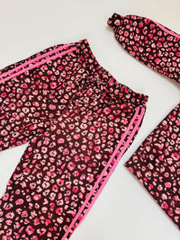 Butterstoff Hose LEO LOUNGE braun/pink