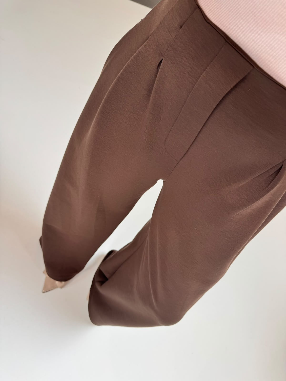 Butterstoff Hose braun
