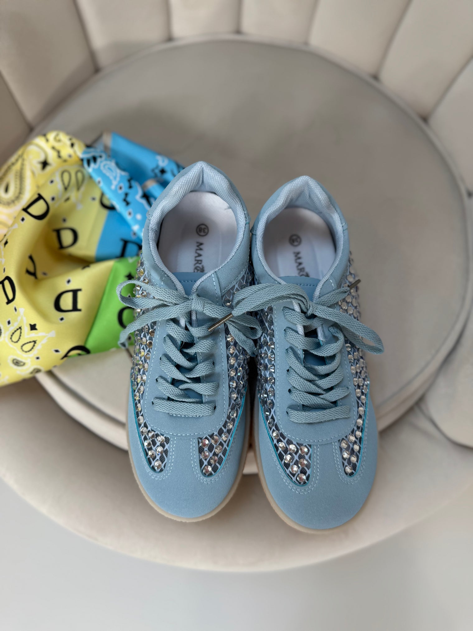 Plateau Sneaker LUXURY SPARKE Blue