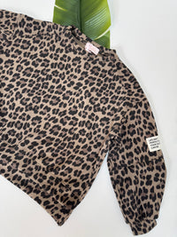 Butterstoff Sweater mit Patch am Ärmel camel LEO schwarz