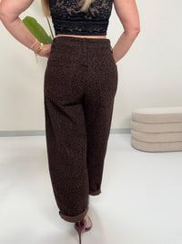 Stretch Barrel Jeans DARK CHOCOLATE LEO