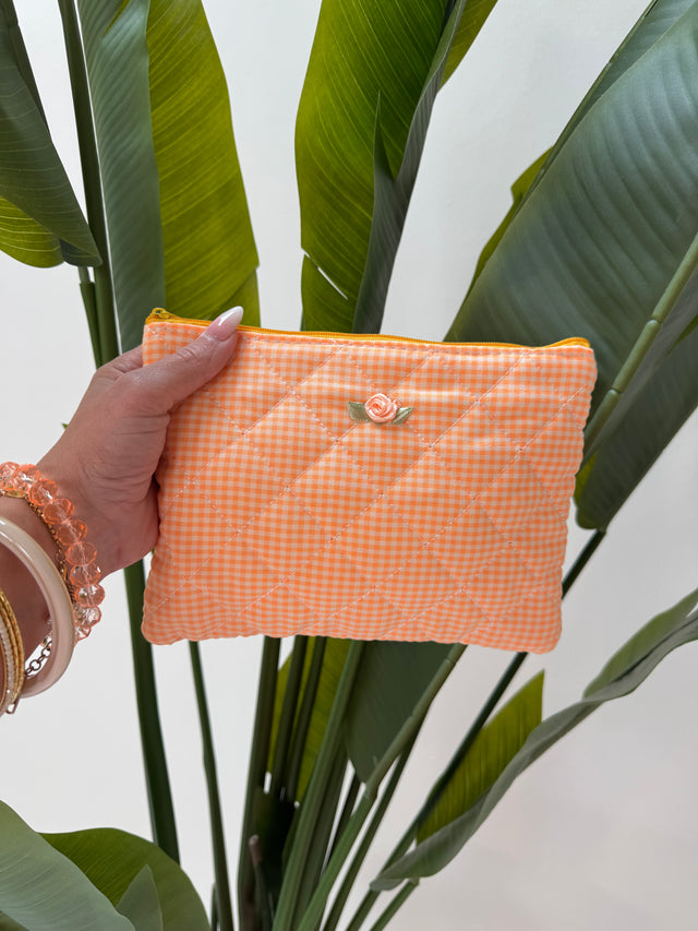 Bag ROSALIE VICHY in Rose Peach