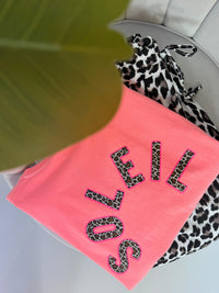 Statement Shirt peach SOLEIL mit Rückenprint