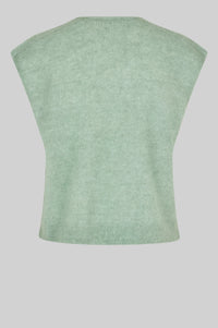 Second Female Camryn Knit Vest slate green