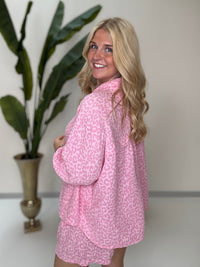 Musselin Bluse hellrosa LEO LOVER rosa