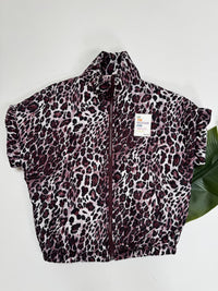 Wattierte Puffy Zipper Weste BE THE REASON FOR SMILES TODAY Leo burgundy