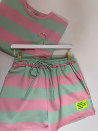 Butterstoff Sommer Set PERFECT OUTFIT matcha/rosa