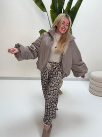 Jacke PUFFY POWER mit Reißverschluss storm grey
