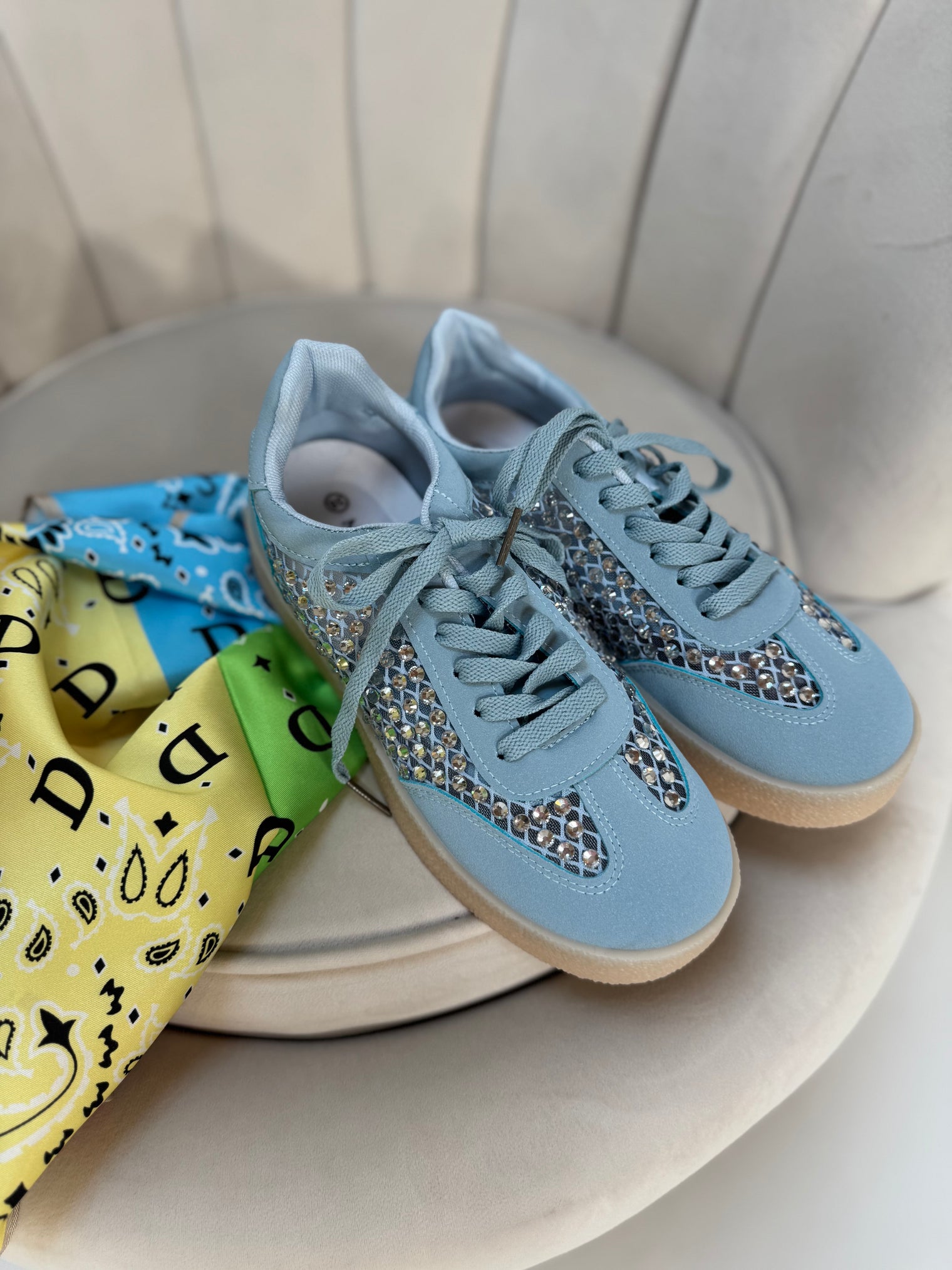 Plateau Sneaker LUXURY SPARKE Blue