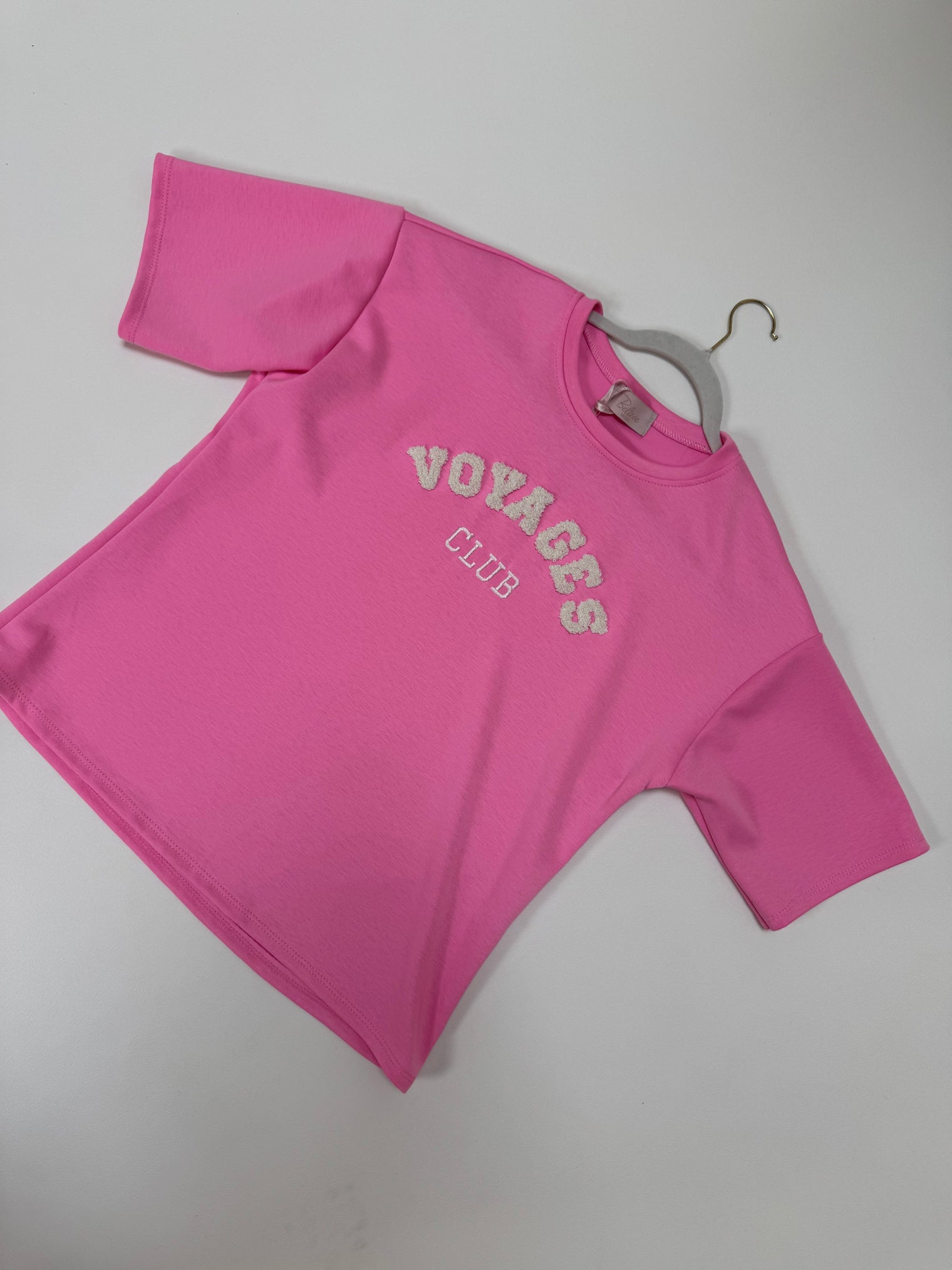 Butterstoff Kurzarm Shirt pink VOYAGES CLUB