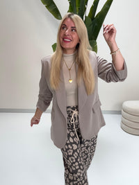 Stretch Butterstoff Blazer OVER THE CLOUDS storm grey