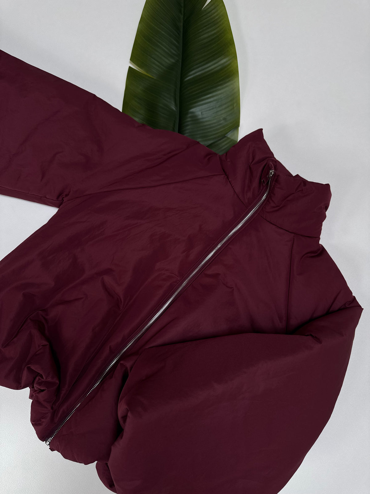 Jacke PUFFY POWER mit Reißverschluss burgundy
