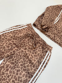 Butterstoff Hose LEO LOUNGE hellbraun/braun