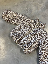 Jacke PUFFY POWER mit Reißverschluss creme Leo