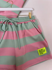 Butterstoff Sommer Set PERFECT OUTFIT matcha/rosa