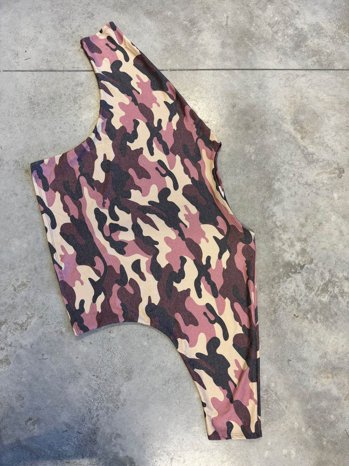Longsleeve Camouflage Burgundy/creme