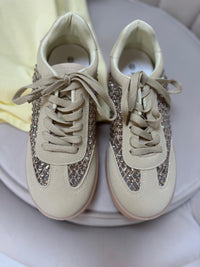 Plateau Sneaker LUXURY SPARKE pastell yellow