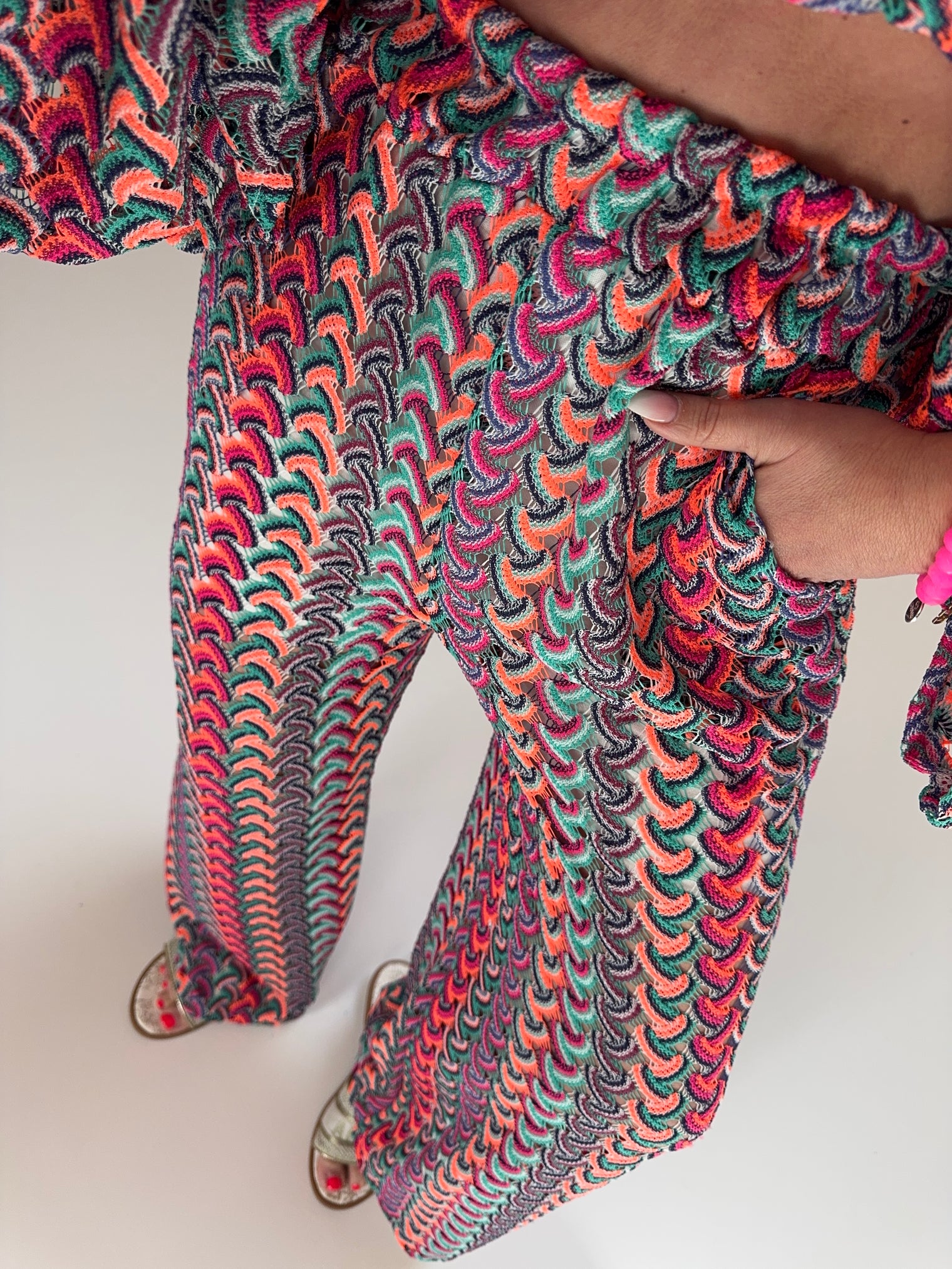Strick Hose SUMMER HOT Multi