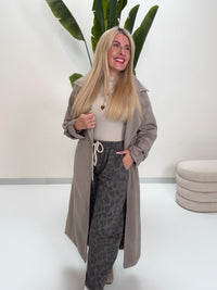 Stylische Barrel Hose LEO MYSTIQUE dark leo mit Tunnelzug