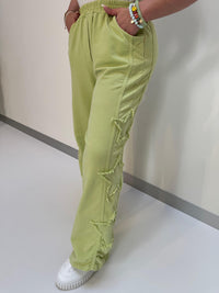 Weite Sweatpants RISING STARS limette